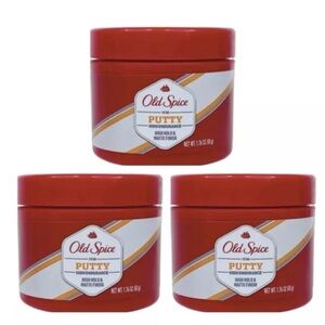 (3) Old Spice PUTTY High Endurance High Hold & Matte Finish 1.76 oz Ea
